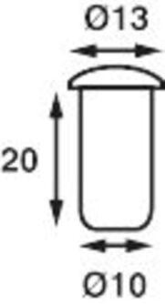 DOT LED VALO, PUNAINEN