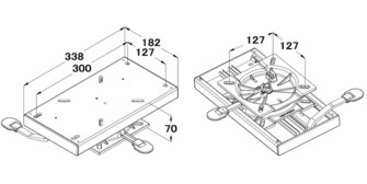 EMS LIUKUKONEISTO 360° KÄÄNTYVÄ