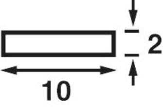 FLAT STRIPLIGHT LED-VALONAUHA, VALKOINEN