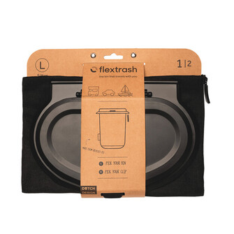 FLEXTRASH LARGE ROSKAKORI 9L MUSTA