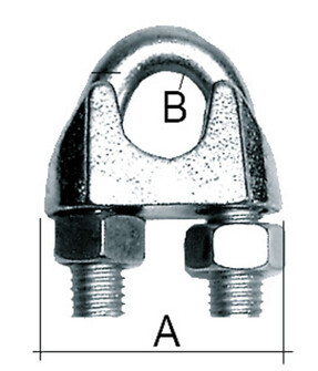 GALVANOITU VAIJERILUKKO 13MM