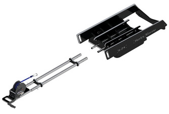 H3O+ KULJETUSRAMPPI MANUAALINEN VINSSI 328KG, VALKOINEN