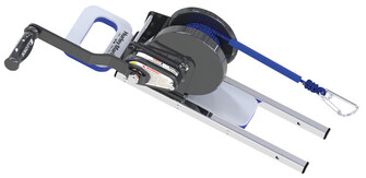 H3O+ KULJETUSRAMPPI MANUAALINEN VINSSI 328KG, VALKOINEN