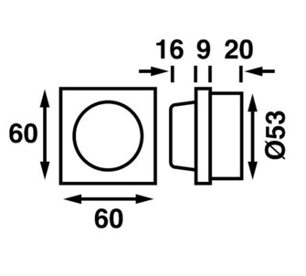 HALOGEN HIMMENNIN 100 W, KROMATTU