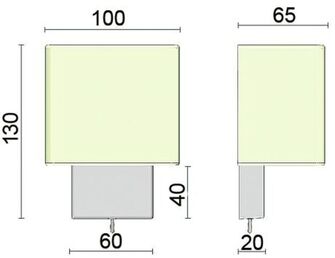 HELIX SEINÄVALAISIN KROMI/VALKOINEN