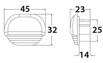 HELLA ASKELMAVALO, VALKOINEN KUORI, VALKOINEN LED
