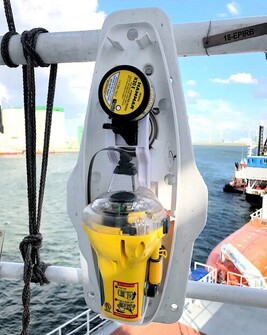 HYDROSTAATTILAUKAISIN EPIRB-LAITTEILLE H20E