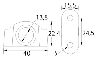 KÖYDEN LÄPIVIENTI 13,8mm