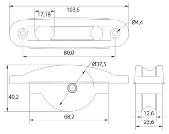 KANSIPYLPYRÄ 100MM, NAILON