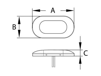 KANSIVALO, PINTA-ASENNETTAVA, 12V