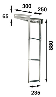 KASETTITIKAS LUKITUKSELLA, 3 ASKELMAA