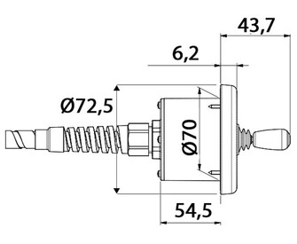 KATKAISINPANEELI LOW PROFILE JOYSTICK