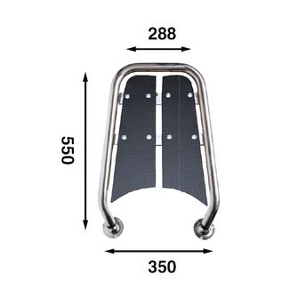 KEULATASO 550MM, MUSTA