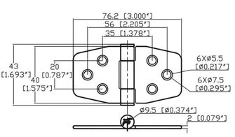 KITKASARANA AISI316 40x76MM