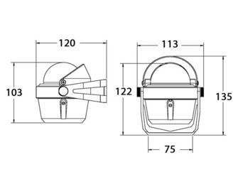 KOMPASSI EXPLORER B-51, MUSTA
