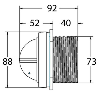 KOMPASSI EXPLORER V-537B, MUSTA JA SININEN