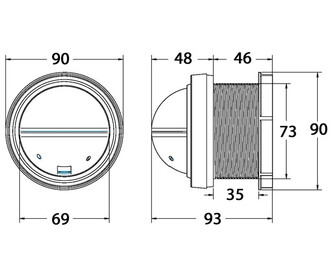 KOMPASSI EXPLORER V-57.2, MUSTA