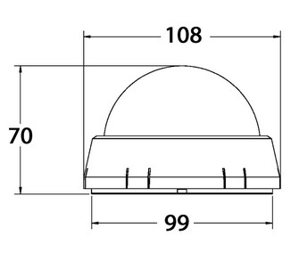 KOMPASSI KAYAKER XP-99, MUSTA