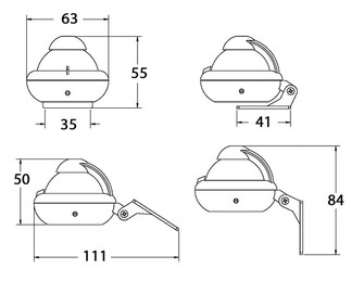 KOMPASSI RITCHIESPORT X-10B-M, MUSTA