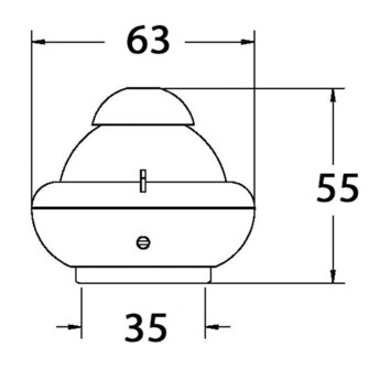KOMPASSI RITCHIESPORT X-10B-M, MUSTA