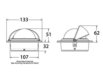 KOMPASSI VOYAGER F-83 MUSTA