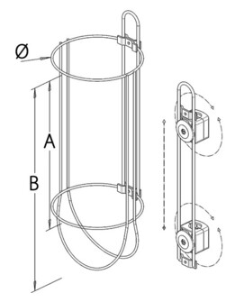 LEPUUTTAJATELINE 215MM, MUSTA