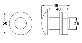 LIVEWELL SYÖTTISÄILIÖN VALO, SININEN
