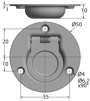 LUUKUNRENGAS Ø50MM