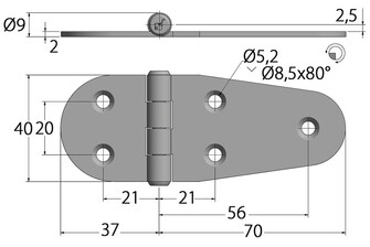 LUUKUNSARANA 107x40MM
