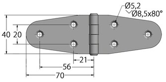 LUUKUNSARANA 140x40MM