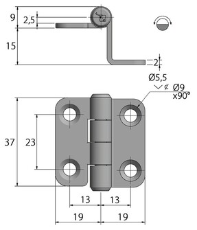 LUUKUNSARANA 37x38mm