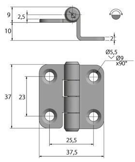 LUUKUNSARANA 37x38mm