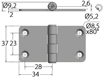LUUKUNSARANA 37x68MM