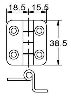 LUUKUNSARANA 38,5x34MM