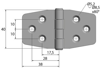LUUKUNSARANA 40x76mm