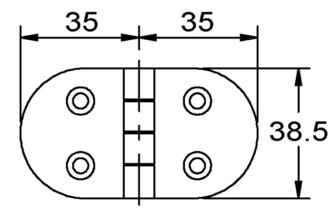 LUUKUNSARANA 70x38,5MM