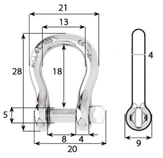 LYYRASAKKELI, LUKITTUVA 4mm