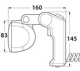 M70 LED-VALONHEITIN  9-33V