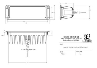 MAXILLUME H60 LED KANSIVALO, VALKOINEN, UPOTETTAVA