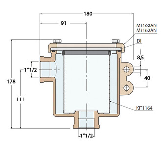 MERIVESISUODATIN 1 1/2