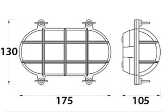 MESSINKINEN SEINÄVALAISIN 130X175MM