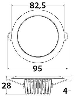 MIRAGE UPOTETTAVA LED-KOHDEVALO LASIKEHYKSELLÄ, RGBW