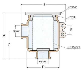 MOOTTORIN JÄÄHDYTINVESISUODATIN 3/4