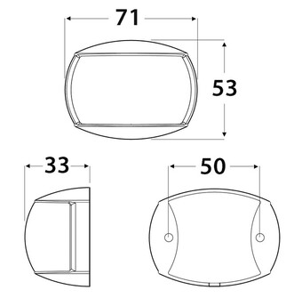 NAVILED PUNAINEN, VALKOINEN KUORI, 2,5M KAAPELI