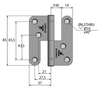 NOSTOSARANA VASEN 85x74MM