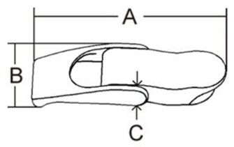 OVER CENTER LATCH 82x25x15MM