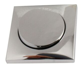 PAINOKATKAISIJA YHDELLÄ PAINIKKEELLA, KROMATTU