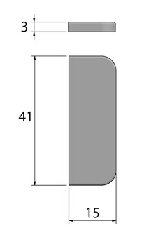 PEITELEVY SARANALLE  441580, 41x18mm