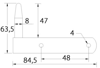 PERÄSINHELA 47mm