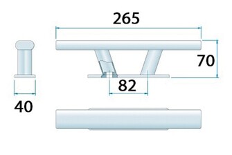 POLLARI AISI316 265 MM